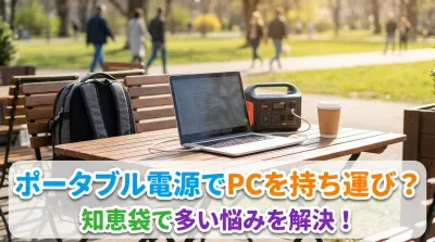 ポータブル電源でPCを持ち運び？知恵袋で多い悩みを解決！
