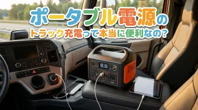 ポータブル電源のトラック充電って本当に便利なの？
