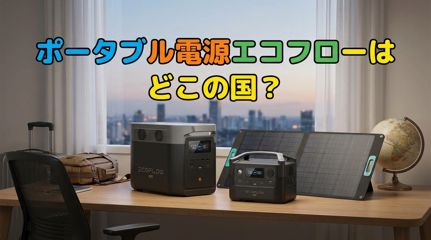 ポータブル電源エコフローはどこの国？