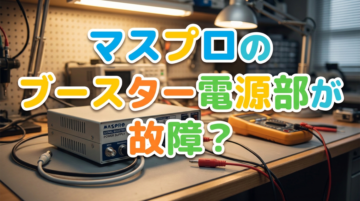 マスプロのブースター電源部が故障？