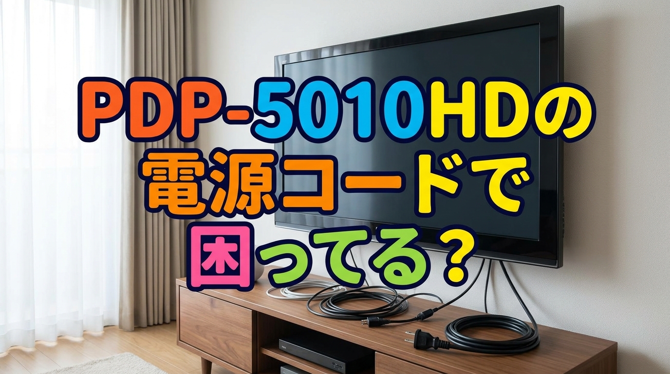 PDP-5010HDの電源コードで困ってる?