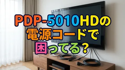 PDP-5010HDの電源コードで困ってる？