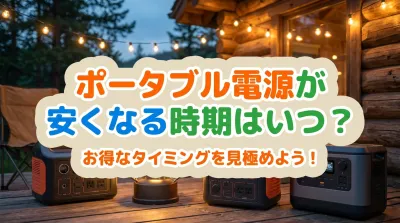 ポータブル電源が安くなる時期はいつ？