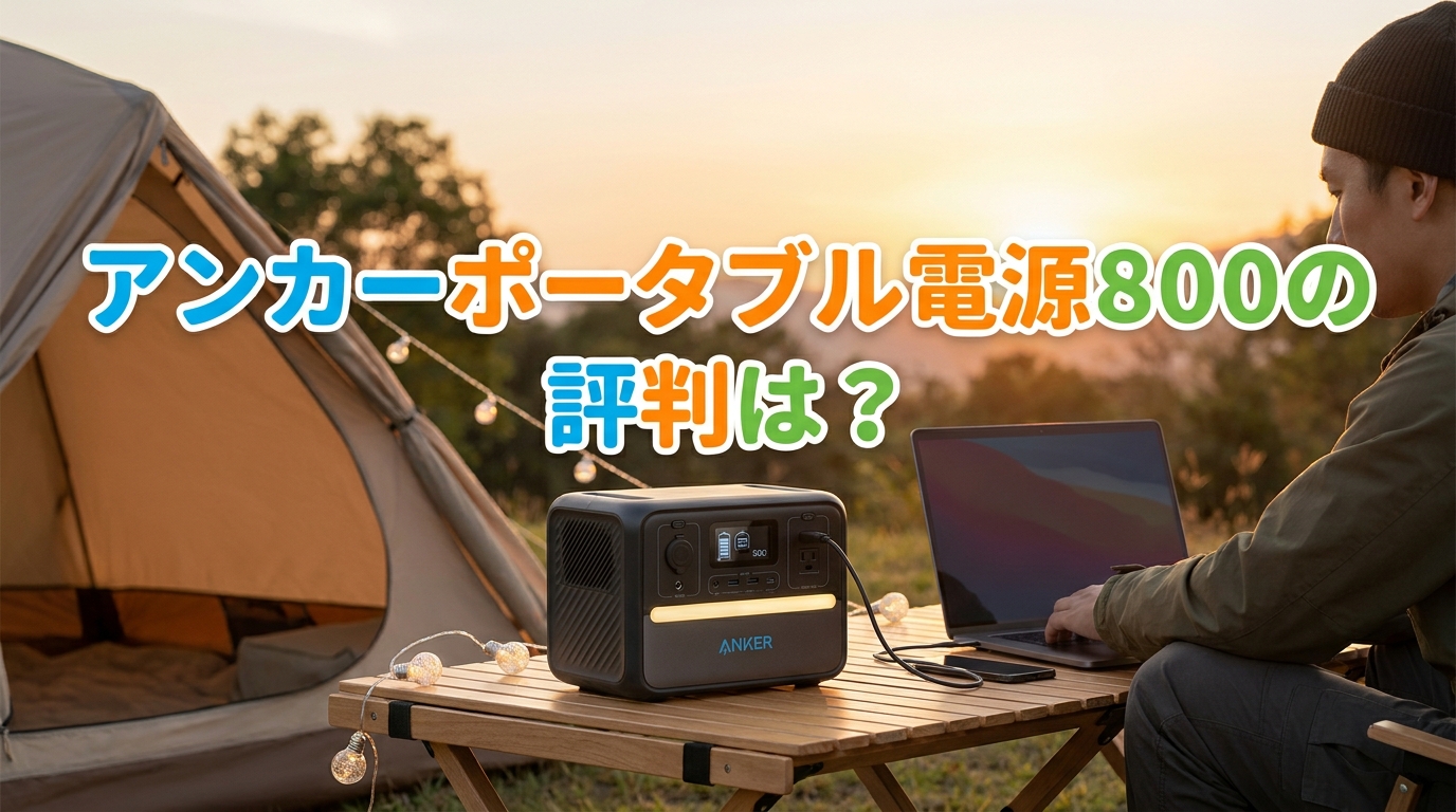 アンカーポータブル電源800の評判は?