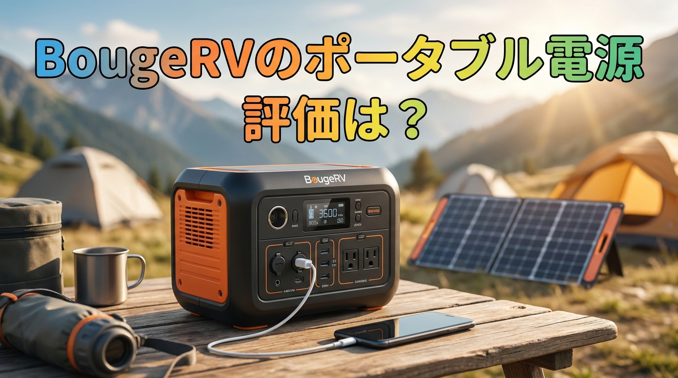 BougeRVのポータブル電源の評価は?