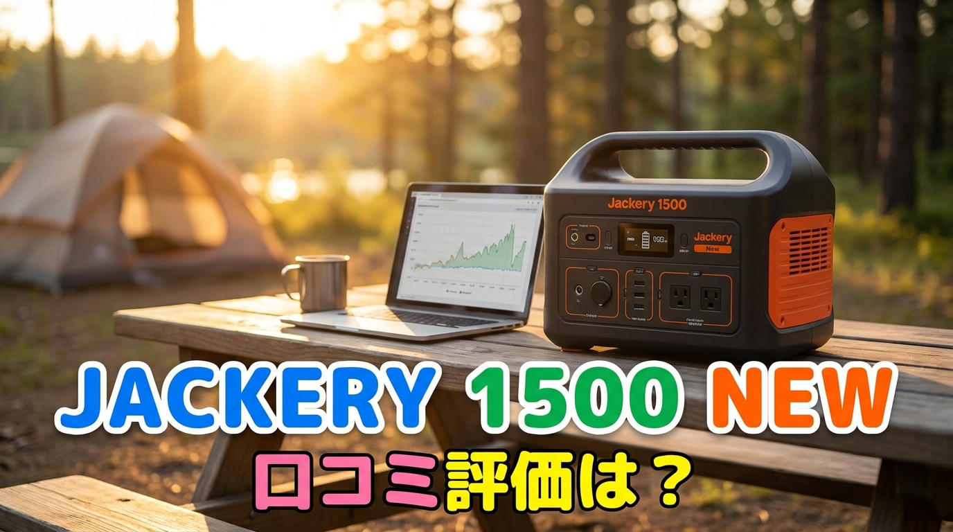 Jackery 1500 New口コミ評価は?