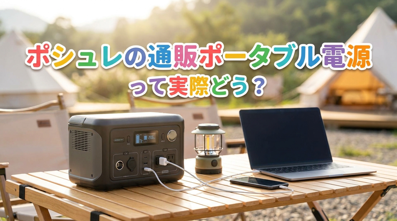 ポシュレの通販ポータブル電源って実際どう?