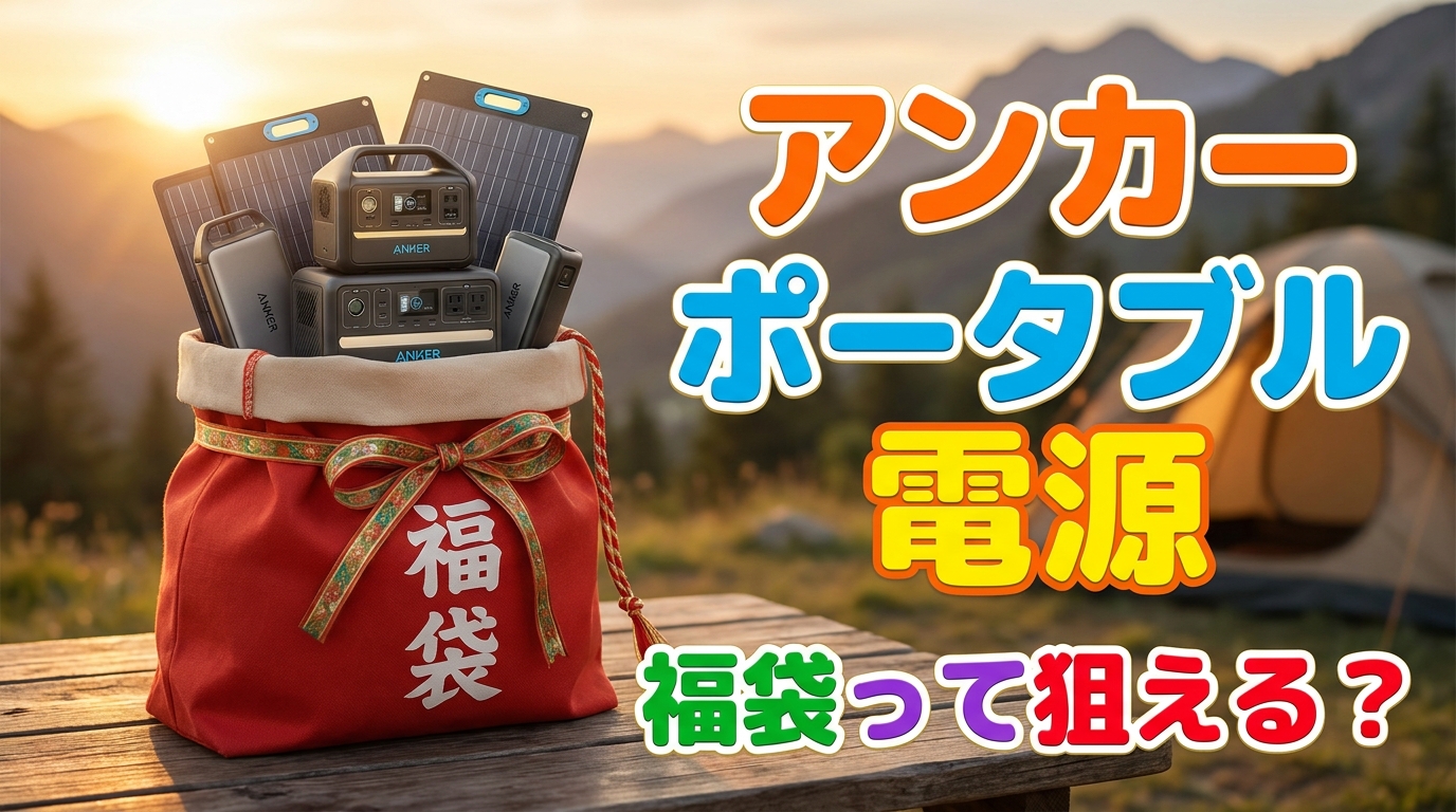 アンカー ポータブル 電源 福袋って狙える？