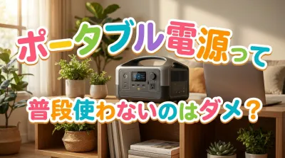 ポータブル電源って普段使わないのはダメ？
