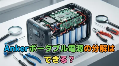 Ankerポータブル電源の分解はできる？