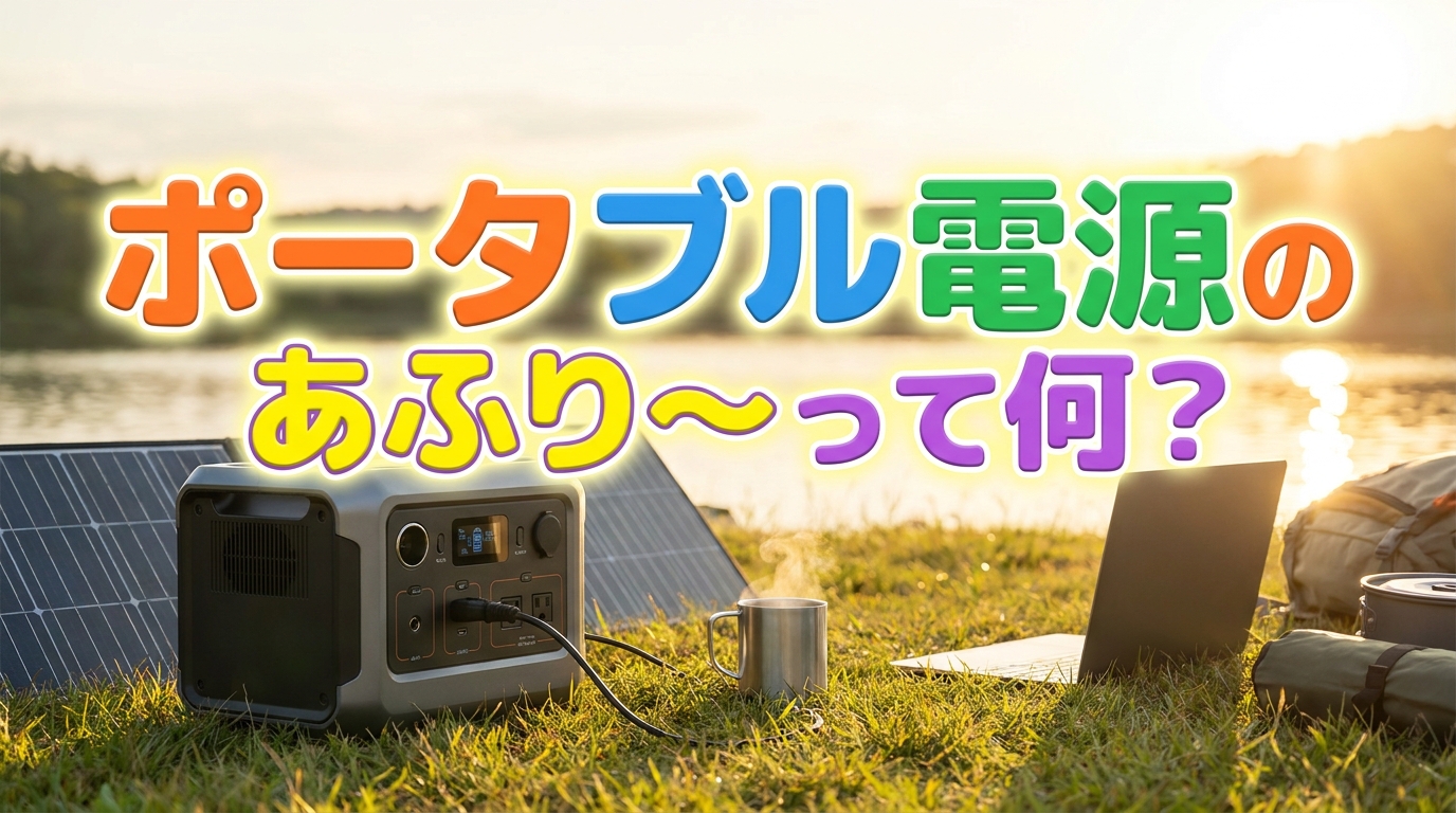 ポータブル電源のあふりーって何？