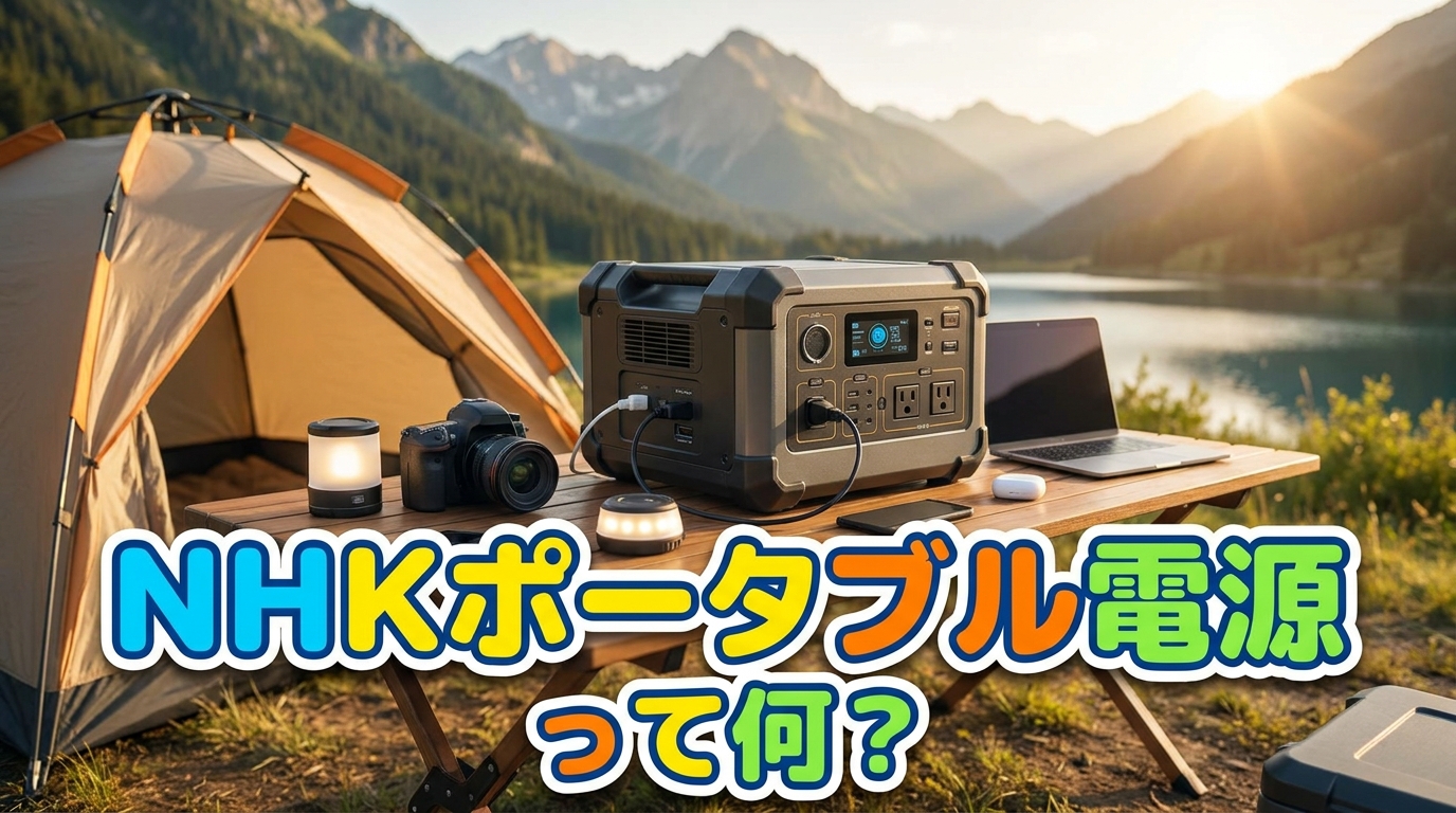NHKポータブル電源って何?