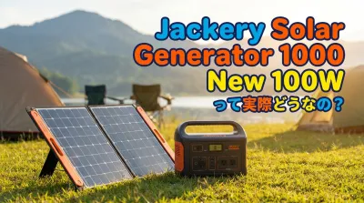 Jackery Solar Generator 1000 New 100Wって実際どうなの？