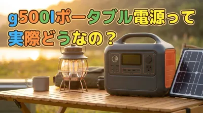 g500lポータブル電源って実際どうなの？