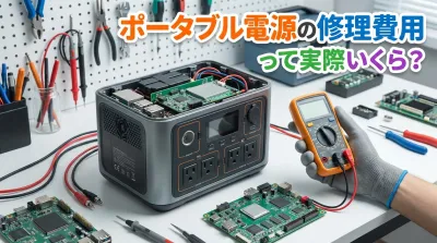 ポータブル電源の修理費用って実際いくら？