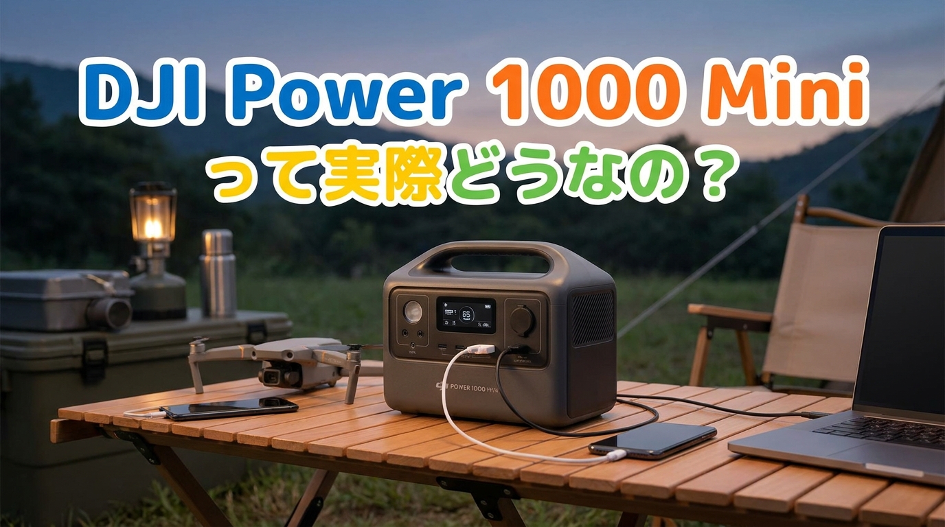 DJI Power 1000 Miniって実際どうなの?