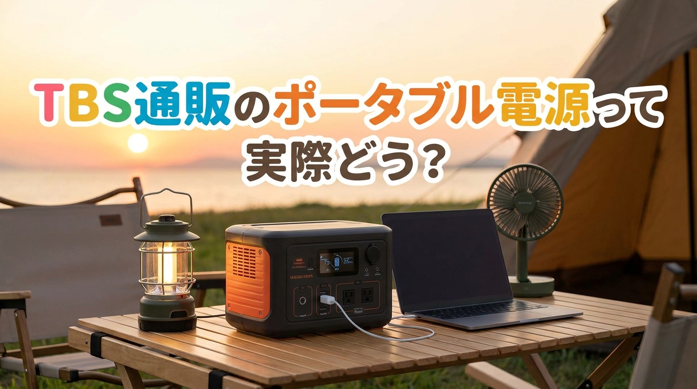 TBS通販のポータブル電源って実際どう?