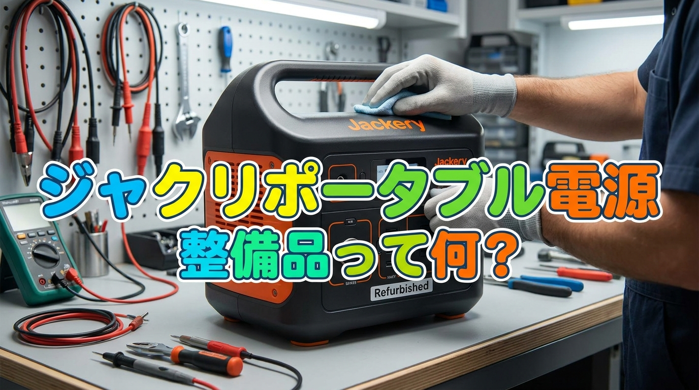 ジャクリポータブル電源整備品って何？
