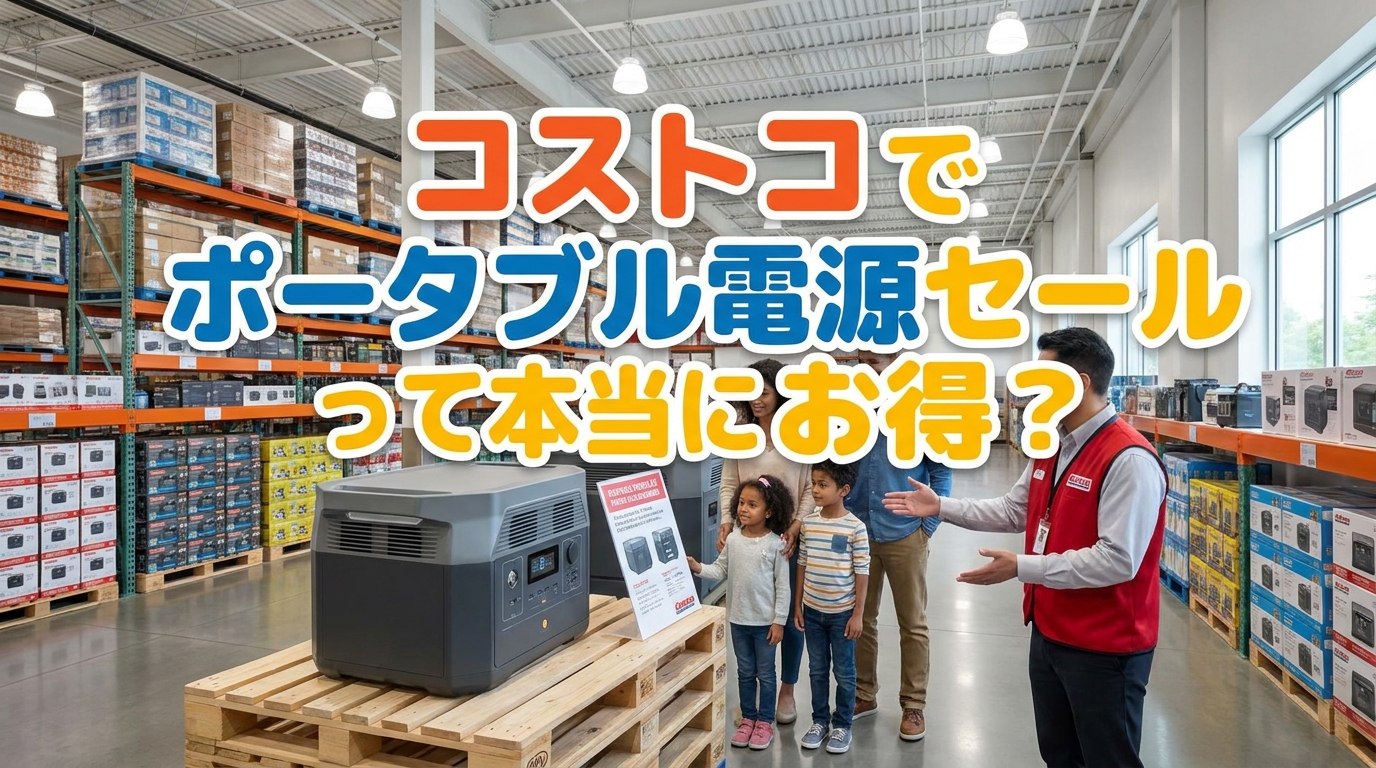 コストコでポータブル電源セールって本当にお得?