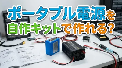 ポータブル電源を自作キットで作れる？