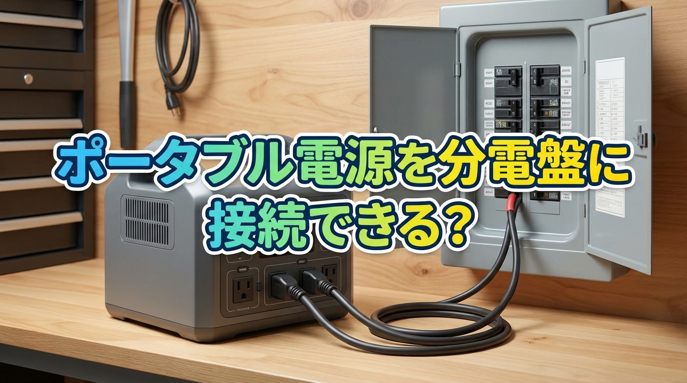 ポータブル電源を分電盤に接続できる?