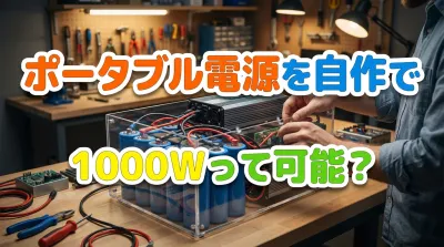 ポータブル電源を自作で1000Wって可能？