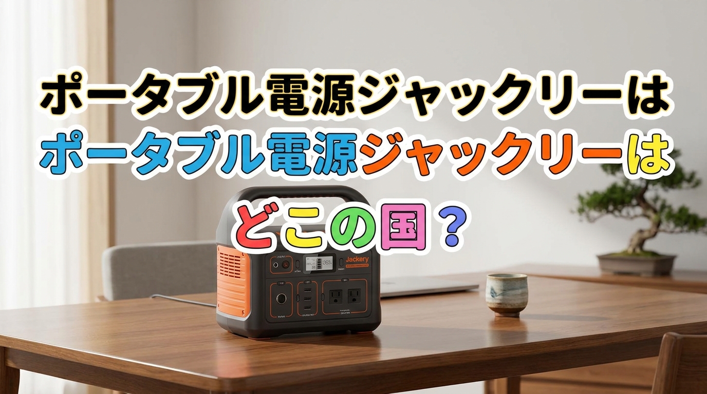 ポータブル電源ジャックリーはどこの国?