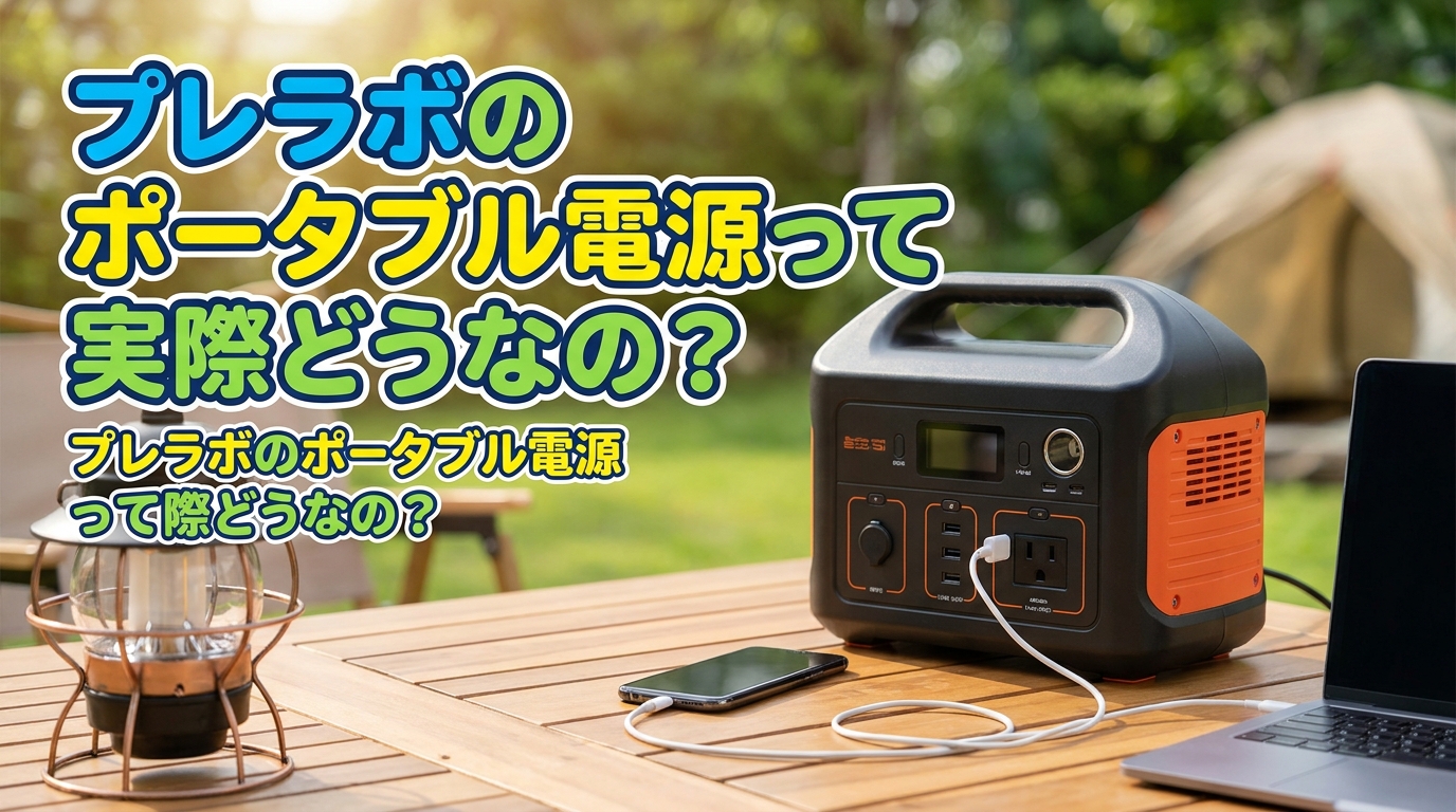 プレラボのポータブル電源って実際どうなの？