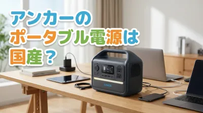 アンカーのポータブル電源は国産？