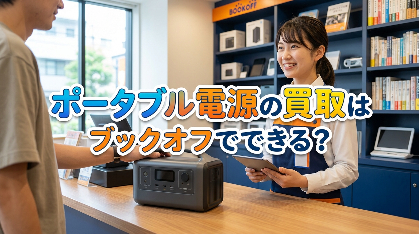 ポータブル電源の買取はブックオフでできる？