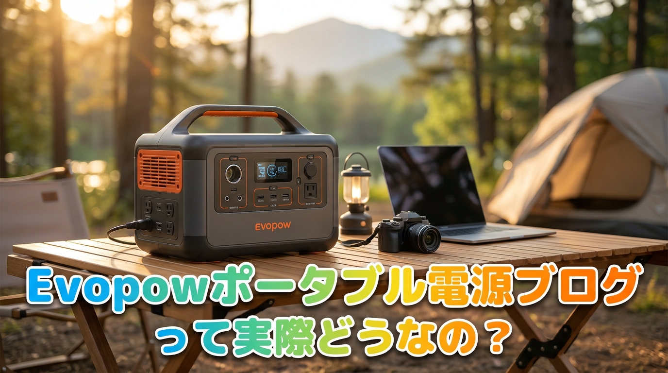 Evopowポータブル電源ブログって実際どうなの？