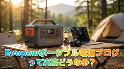 Evopowポータブル電源ブログって実際どうなの？