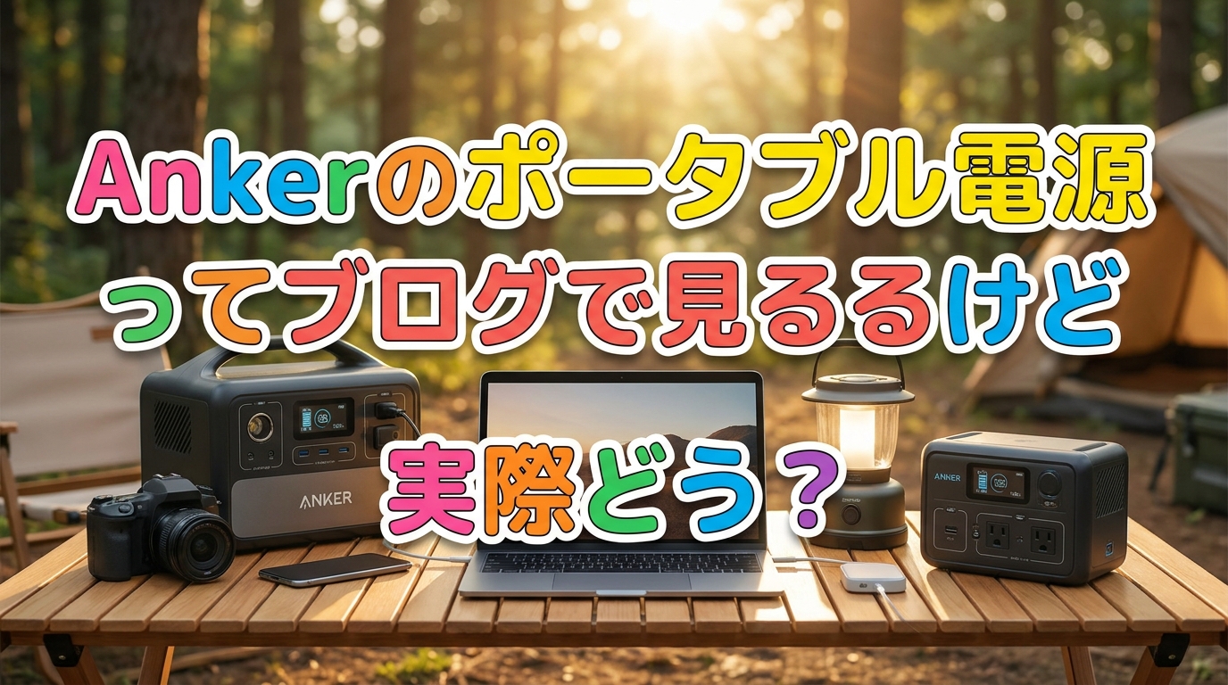 Ankerのポータブル電源ってブログで見るけど実際どう？