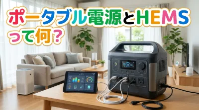 ポータブル電源とHEMSって何？