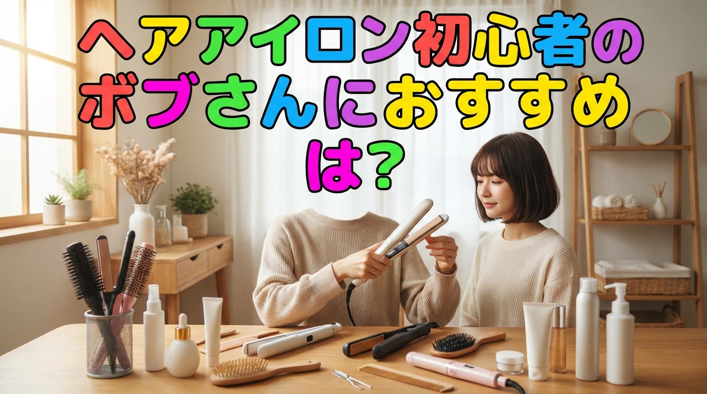 ヘアアイロン初心者のボブさんにおすすめは？