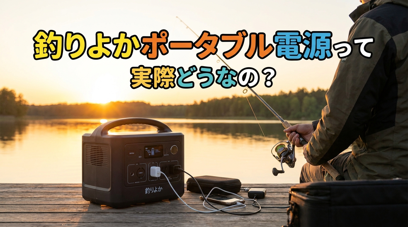 釣りよかポータブル電源って実際どうなの？
