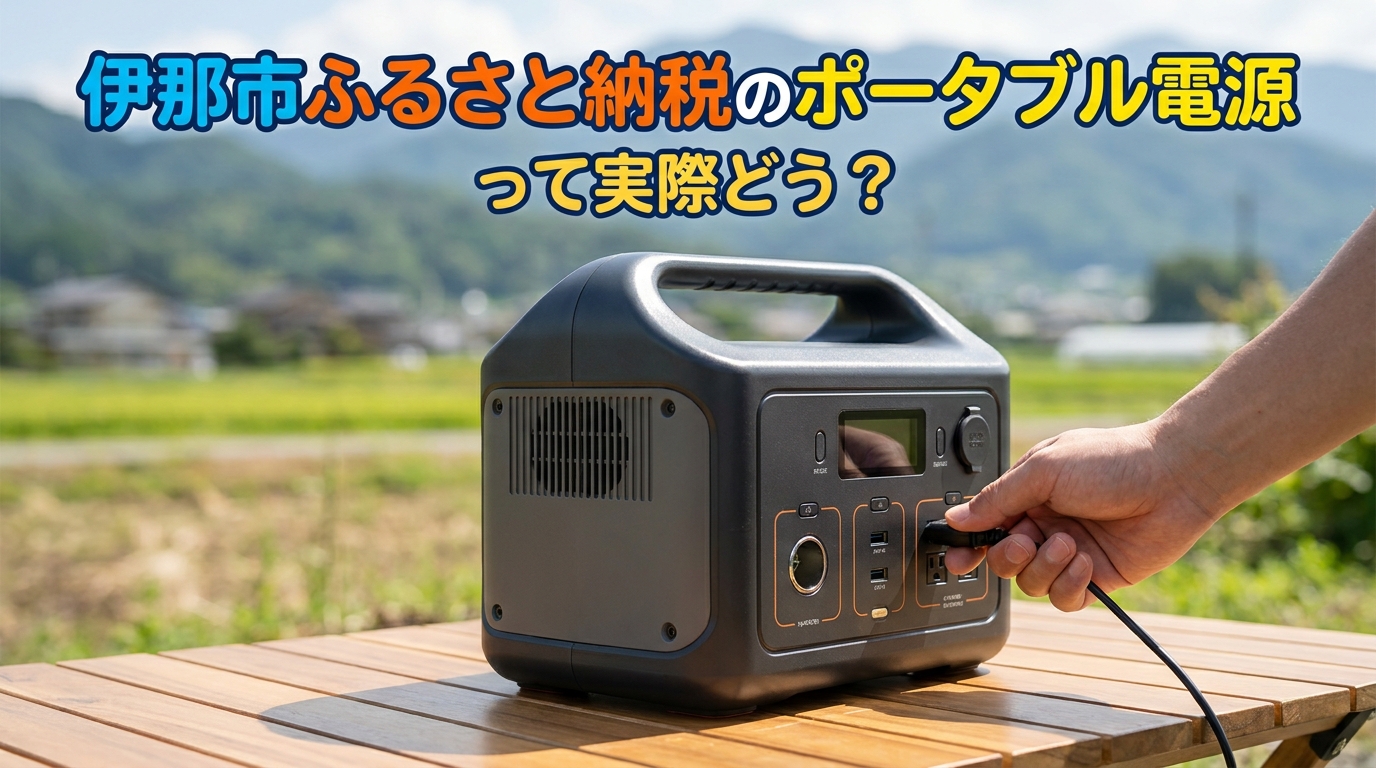 伊那市ふるさと納税のポータブル電源って実際どう？
