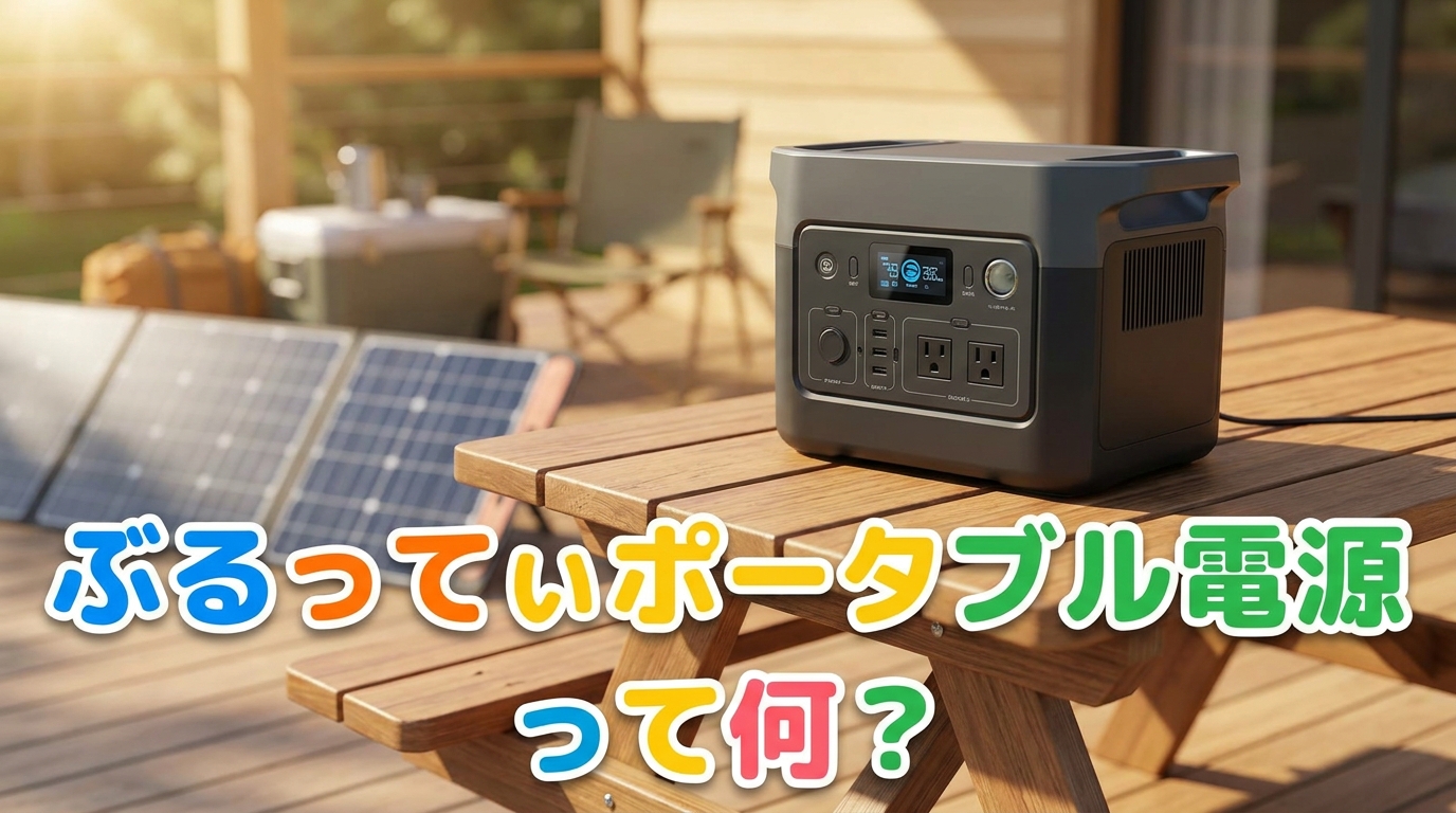 ぶるってぃポータブル電源って何？