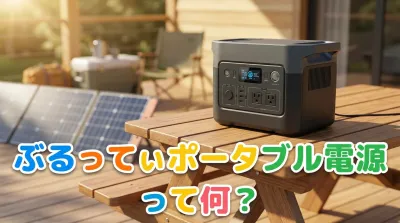 ぶるってぃポータブル電源って何？