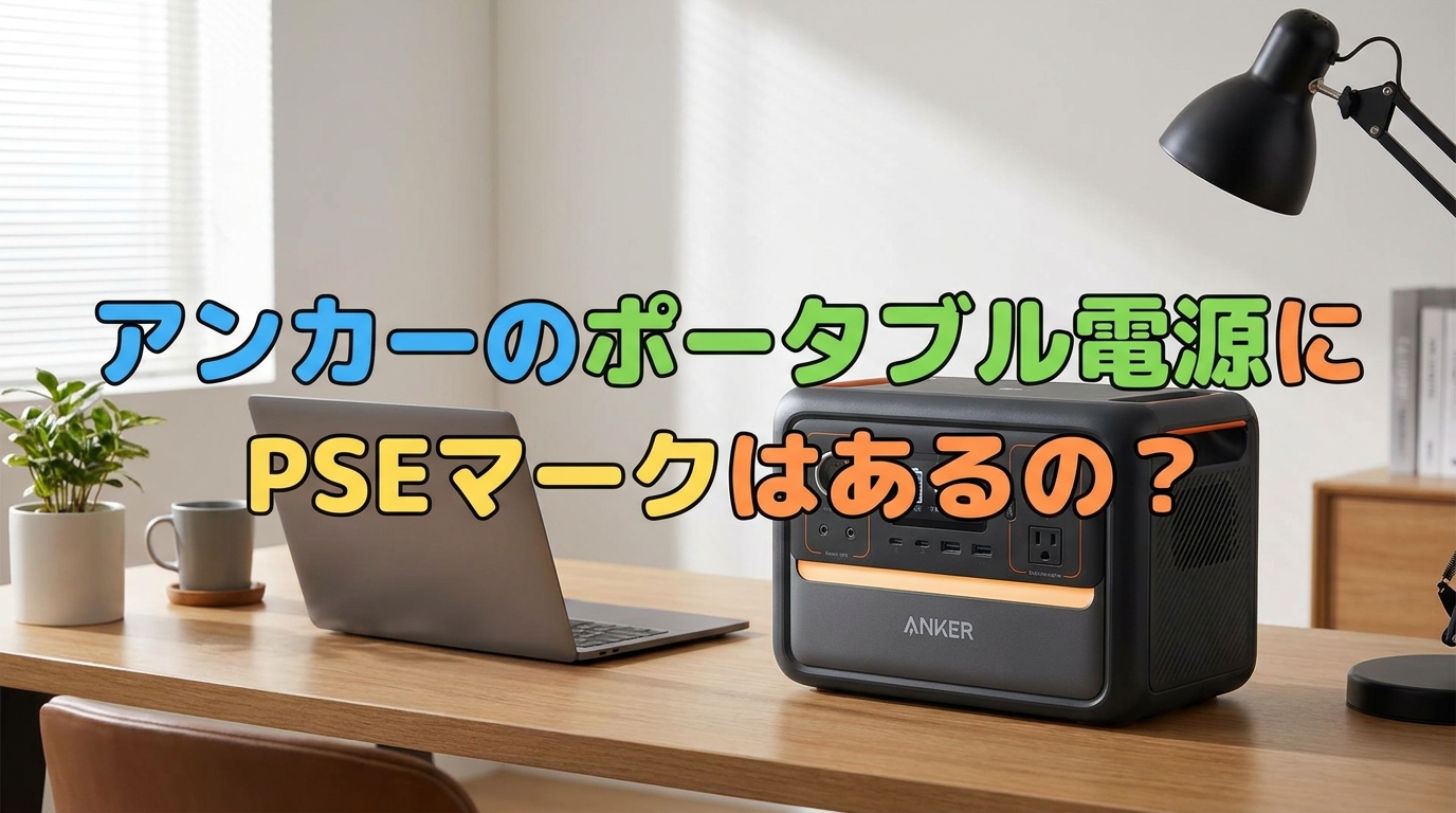 アンカーのポータブル電源にPSEマークはあるの？