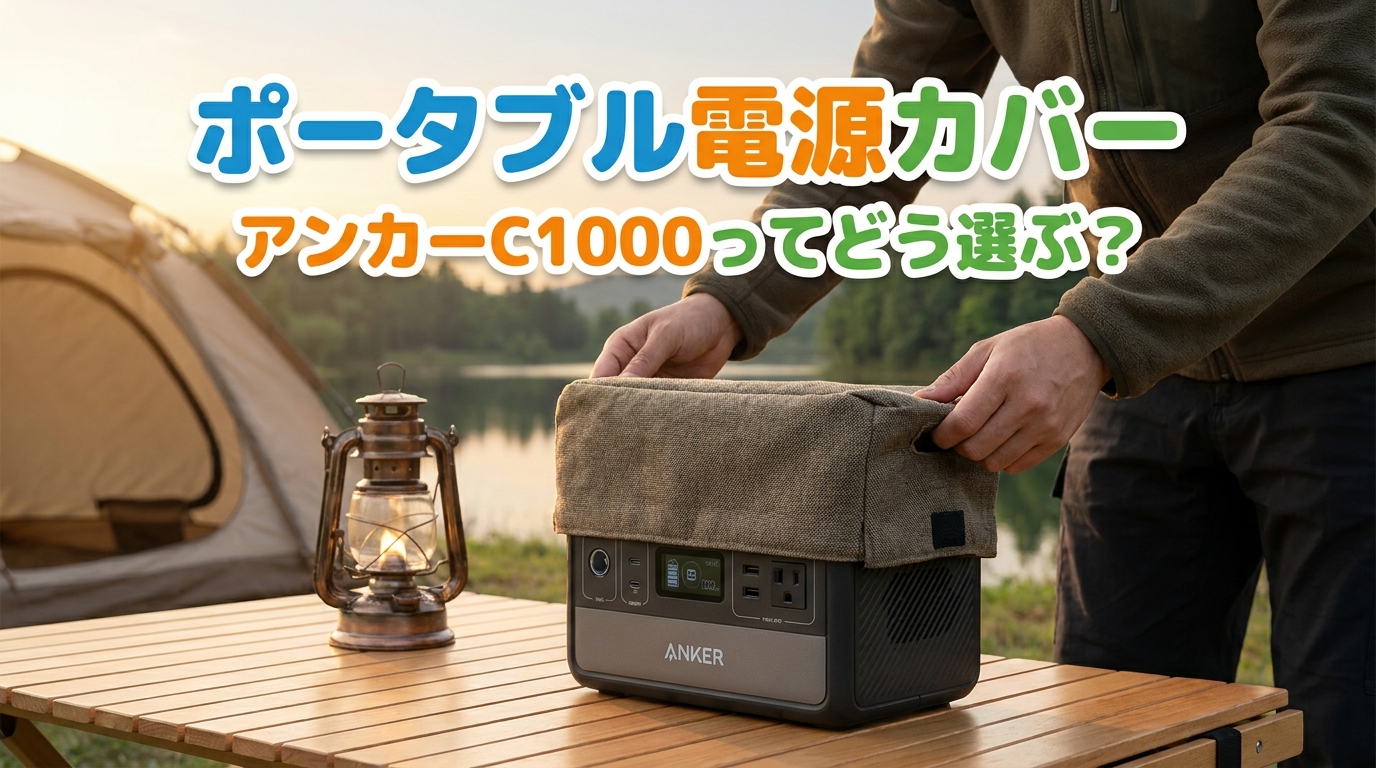 ポータブル電源カバーアンカーC1000ってどう選ぶ？