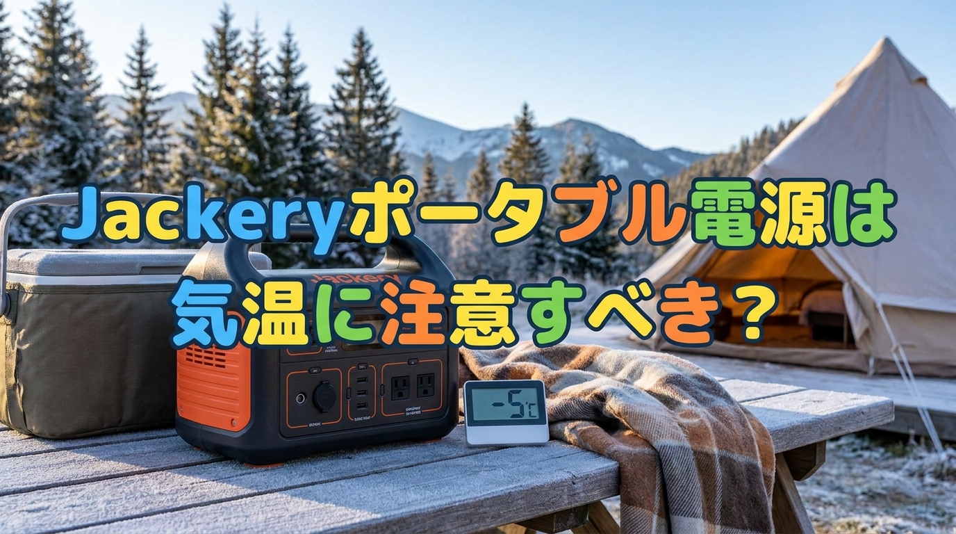 Jackeryポータブル電源は気温に注意すべき？