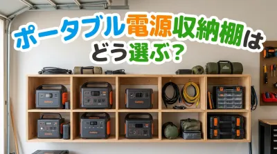 ポータブル電源収納棚はどう選ぶ？