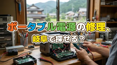 ポータブル電源の修理、岐阜で探せる？