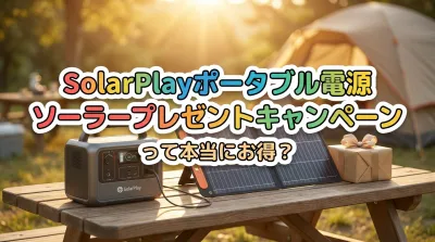 SolarPlayポータブル電源ソーラープレゼントキャンペーンって本当にお得？