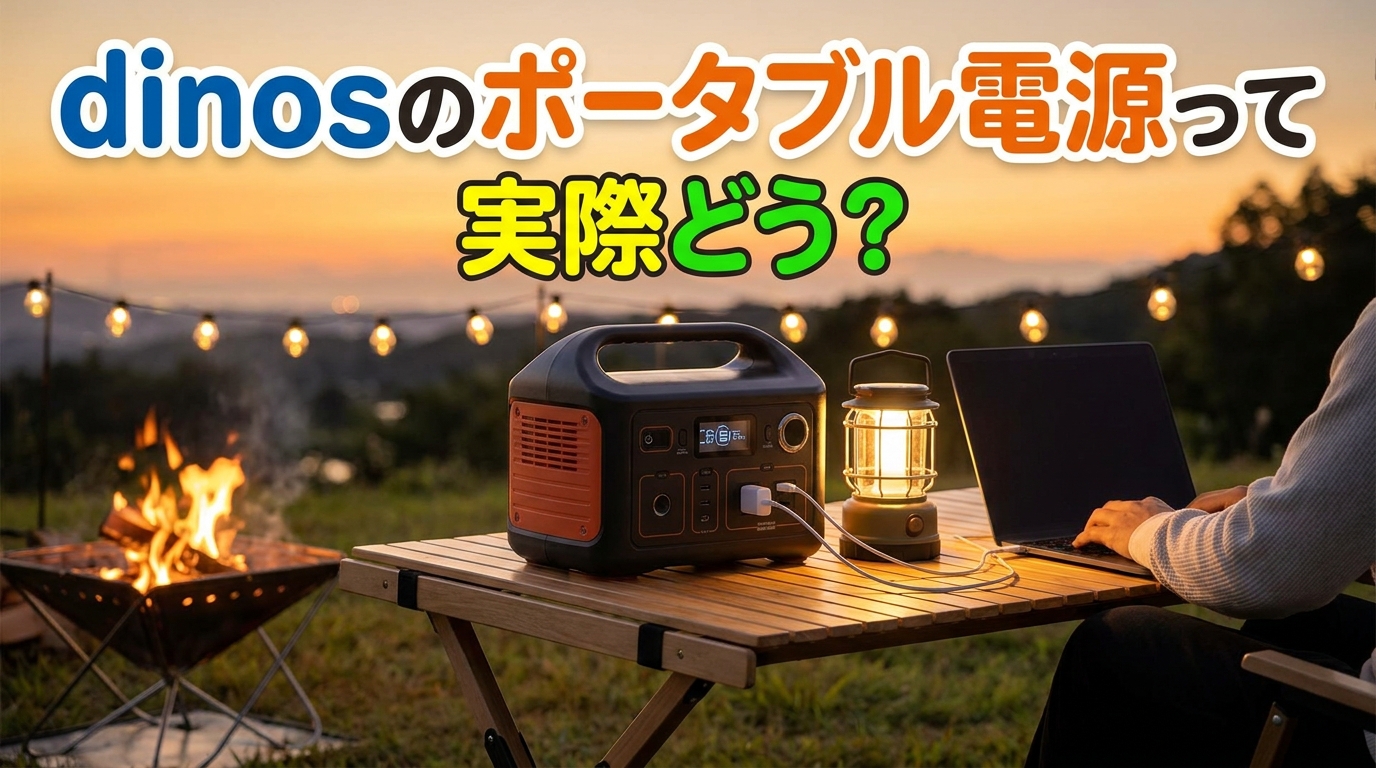 dinosのポータブル電源って実際どう？