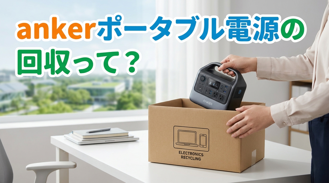 ankerポータブル電源の回収って？