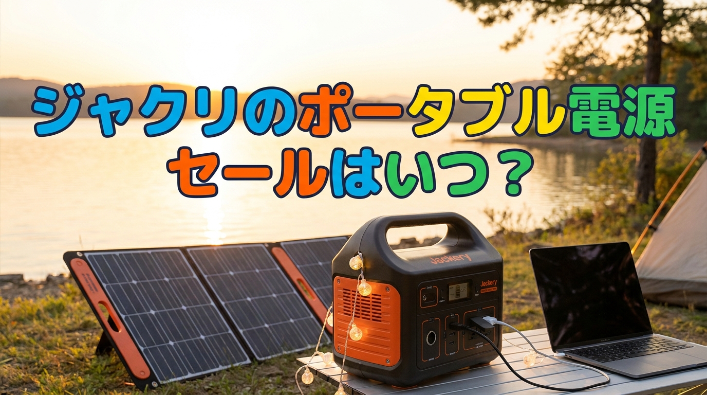 ジャクリのポータブル電源セールはいつ？
