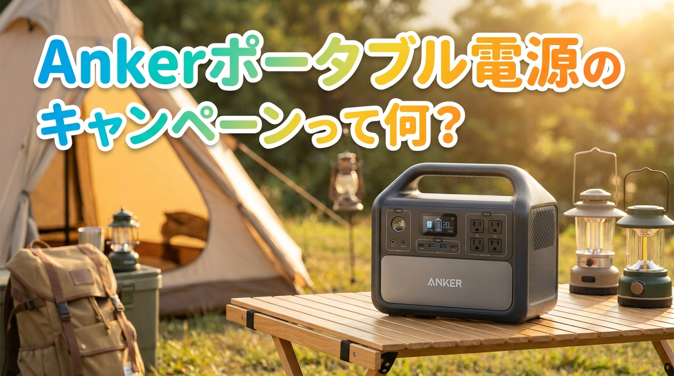 Ankerポータブル電源のキャンペーンって何？