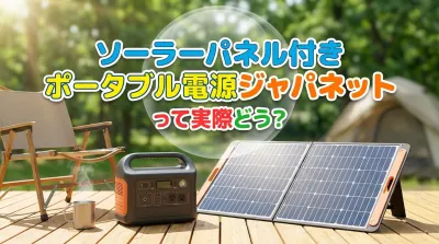ソーラーパネル付きポータブル電源ジャパネットって実際どう？